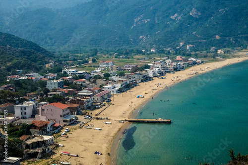 Ormanli Village beach is a very famous touristic place in Erdek, Balikesir, TURKEY