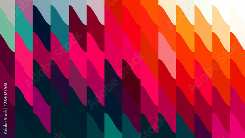 Abstract Colorful Geometric Shapes Background