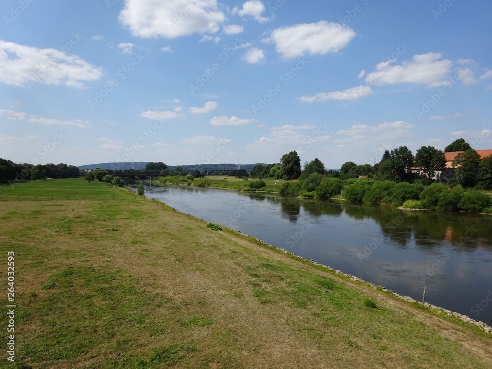 Die Weser in Hagenohsen 