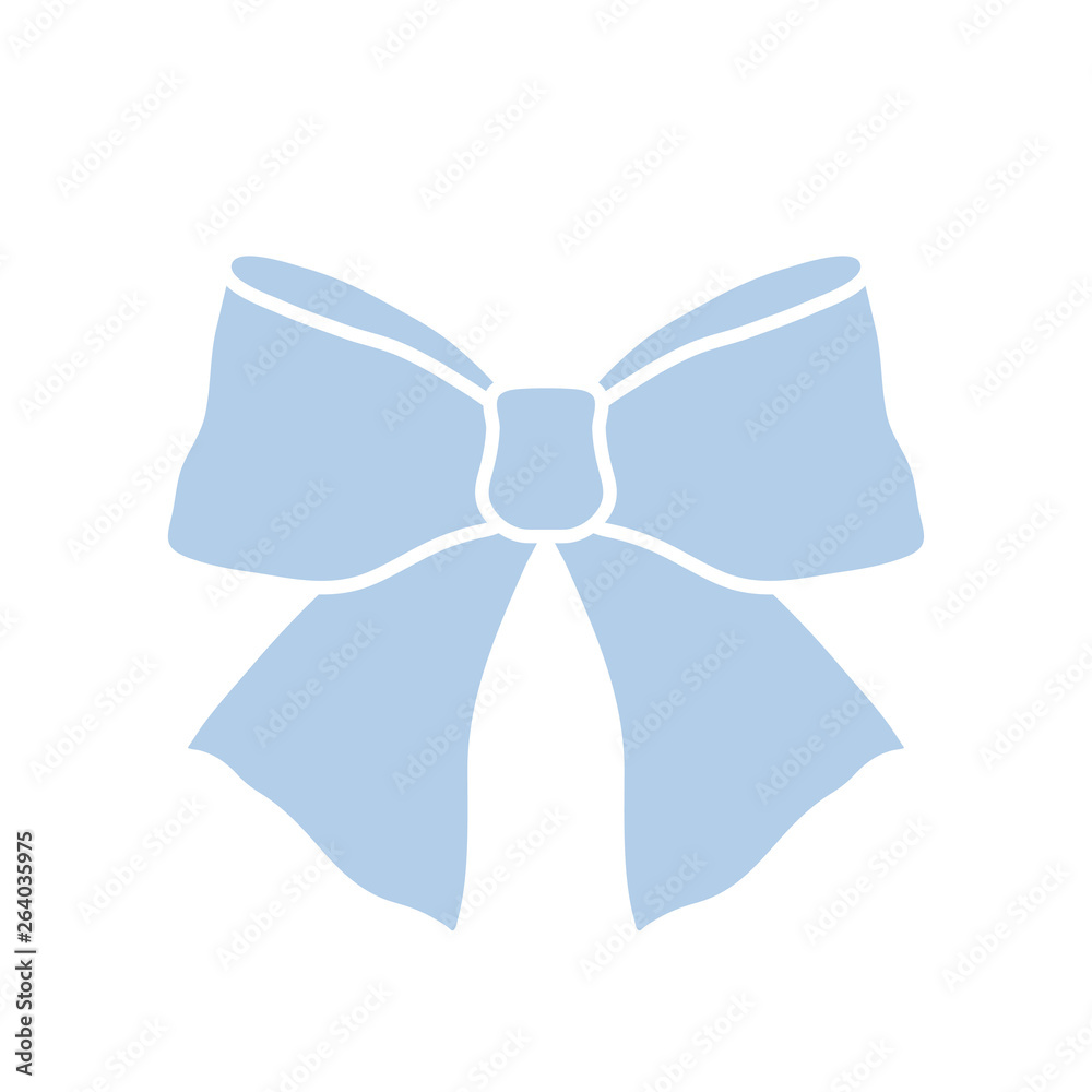 Tied Bow Icon - Cute bow icon isolated on white background and part of K-Pop icon collection Tied Bow Icon - Cute bow icon isolated on white background and part of K-Pop icon collection
