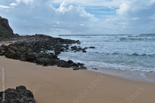 Sea, Waves and Rocks in Consolacao Beach. Peniche, Portugal © ADV Photos