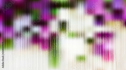 Abstract Purple Green and White Vertical Lines Background Graphic