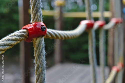 Playground Ropes Close-up Shot