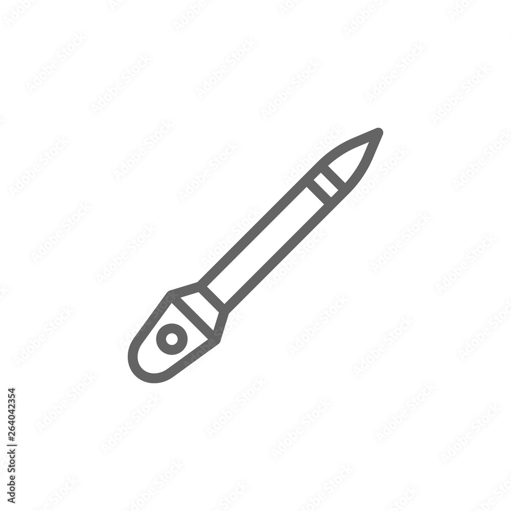 nail file outline icon. Elements of Beauty and Cosmetics illustration icon. Signs and symbols can be used for web, logo, mobile app, UI, UX nail file outline icon. Elements of Beauty and Cosmetics illustration icon. Signs and symbols can be used for web, logo, mobile app, UI, UX