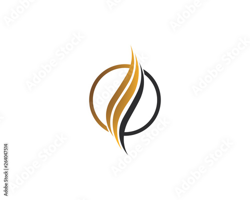 Hair logo template vector icon illustration design