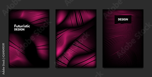 Wave. Abstract Geometry. Co...