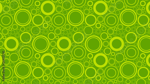 Green Random Circles Pattern Vector