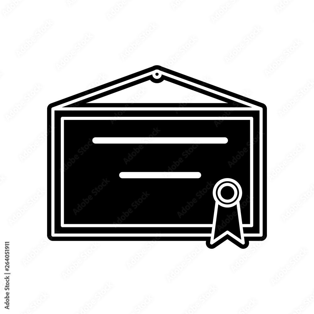 Certificate on whe wall icon. Element of Education for mobile concept and web apps icon. Glyph, flat icon for website design and development, app development Certificate on whe wall icon. Element of Education for mobile concept and web apps icon. Glyph, flat icon for website design and development, app development
