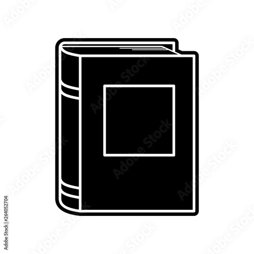 book icon. Element of Education for mobile concept and web apps icon. Glyph, flat icon for website design and development, app development photo