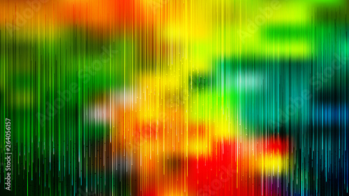 Abstract Red Yellow and Green Vertical Lines Background Vector Graphic