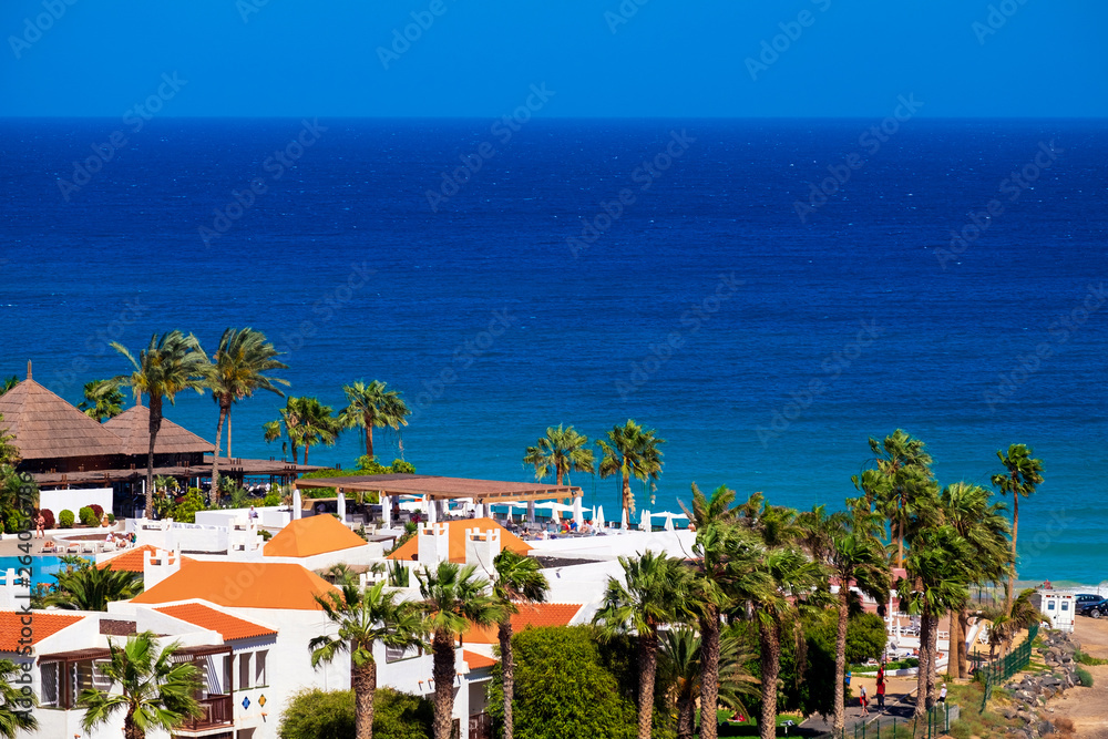Obraz premium View on Butihondo on Fuerteventura.