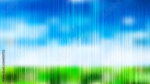 Abstract Blue Green and White Vertical Lines Background Graphic