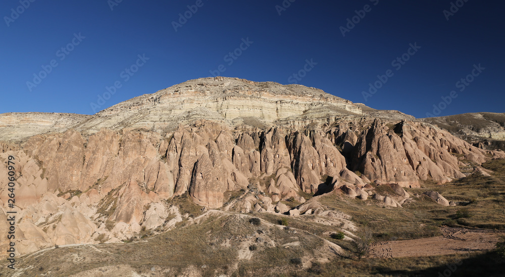 Rose Valley in Cavusin Village, Cappadocia, Nevsehir, Turkey