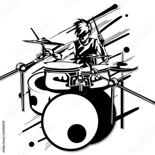 drummer music graphic