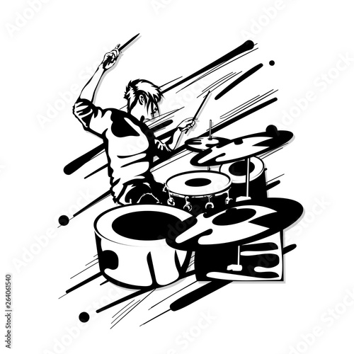 drummer music graphic