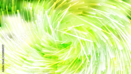 Green Yellow and White Irregular Twirl Striped Lines Background