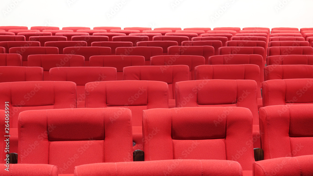 Obraz premium Seats in cinema theater opera concert hall