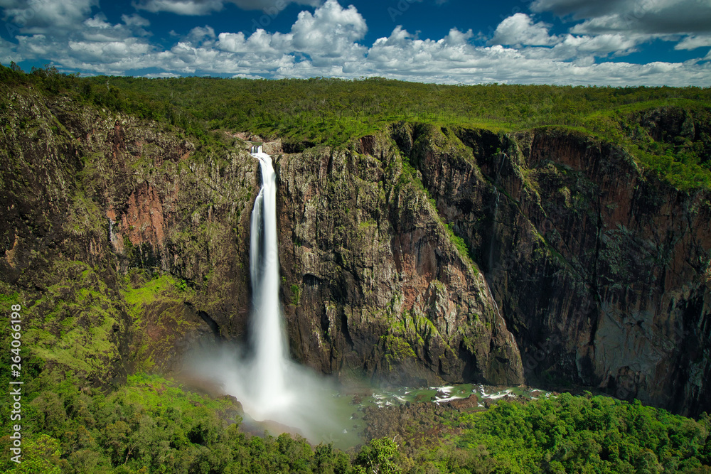 wallaman Waterfall in the Australian Mountains 
