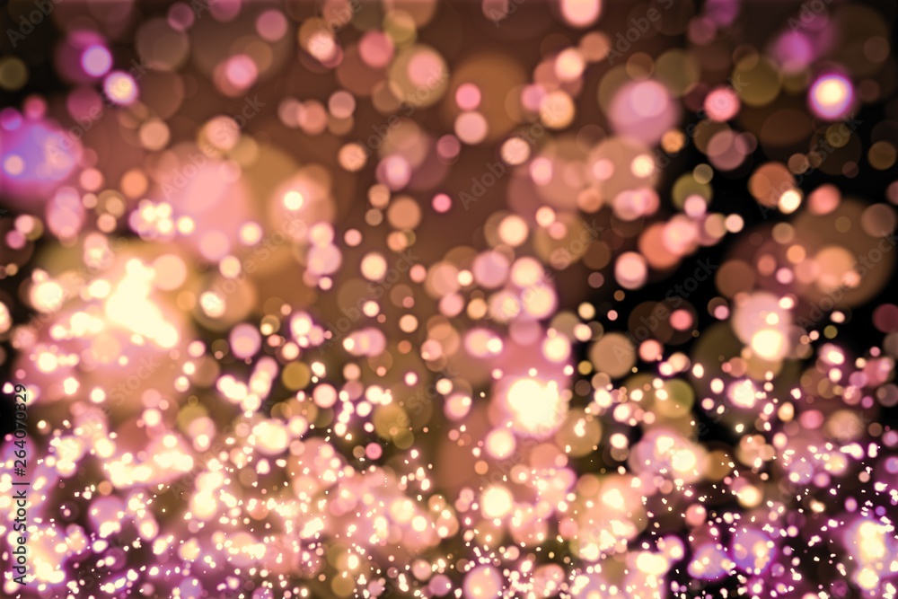 Fototapeta premium Gold Sparkle Bokeh Background