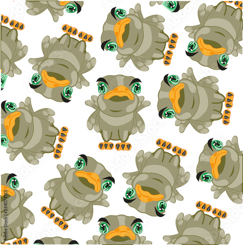 Vector illustration sulphur nestling decorative pattern on white