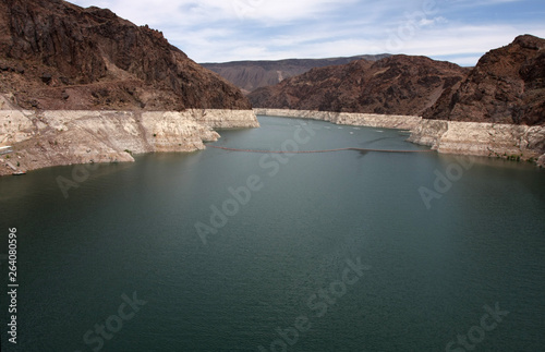 Photography The Hoover Dam just between Nevada and Arizona