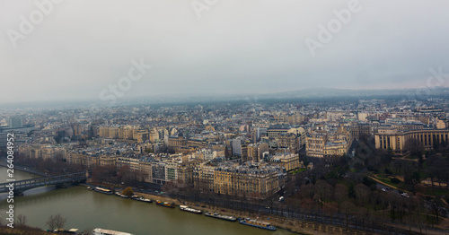 Paris seen from the eiffel tower