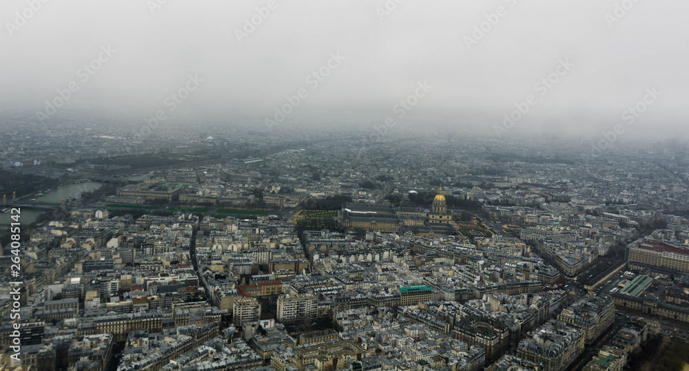 Obraz premium Paris seen from the eiffel tower