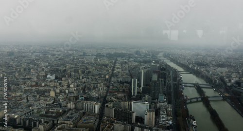 Paris seen from the eiffel tower