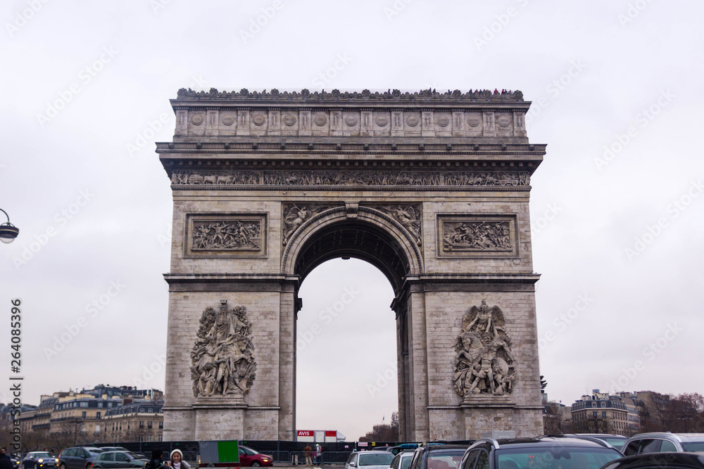 Arch of Triumph in Winter
