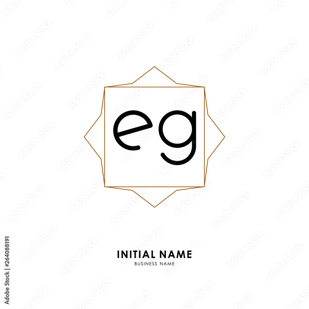 E G EG Initial logo letter with minimalist concept. Vector with scandinavian style logo. E G EG Initial logo letter with minimalist concept. Vector with scandinavian style logo.