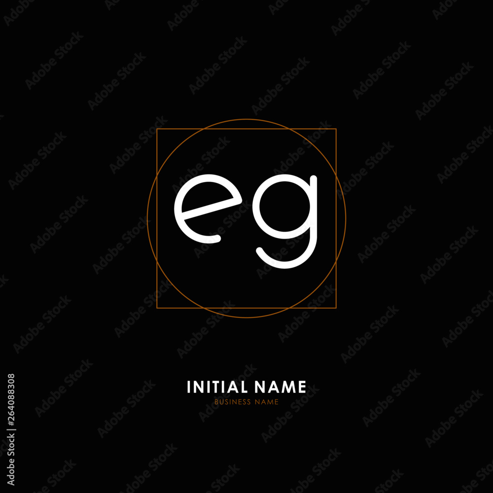 E G EG Initial logo letter with minimalist concept. Vector with scandinavian style logo. E G EG Initial logo letter with minimalist concept. Vector with scandinavian style logo.