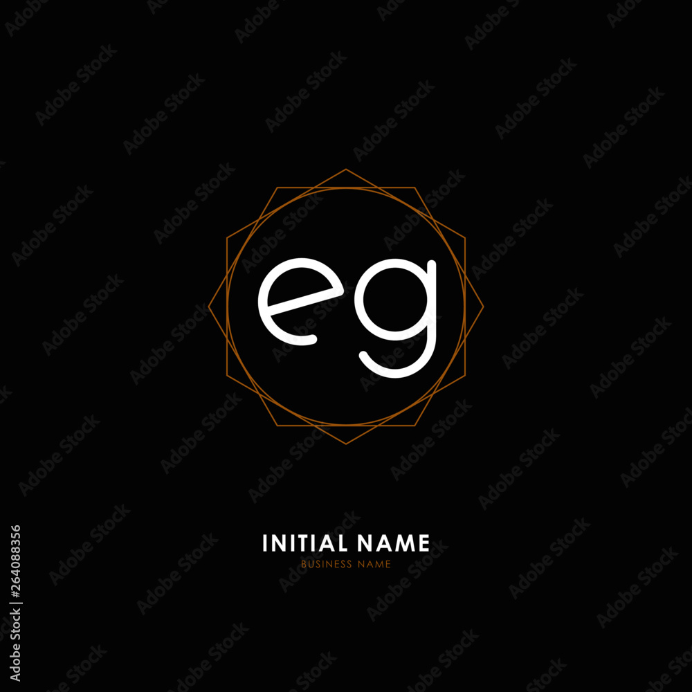 E G EG Initial logo letter with minimalist concept. Vector with scandinavian style logo. E G EG Initial logo letter with minimalist concept. Vector with scandinavian style logo.