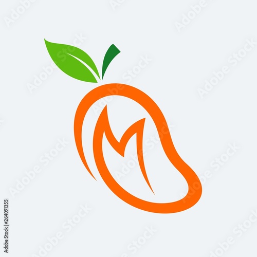 mango logo design template