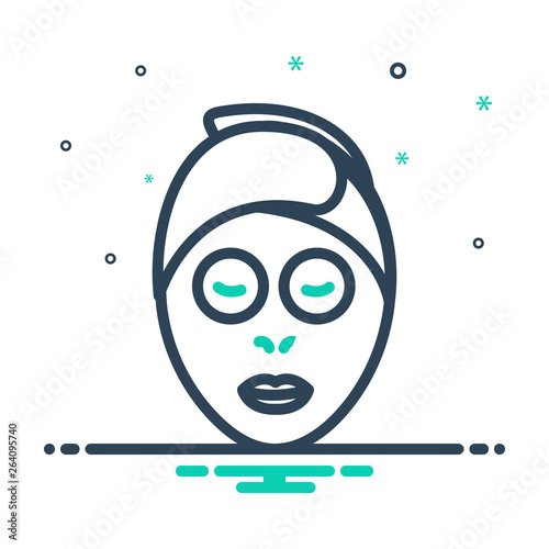 Mix line icon for scrub  