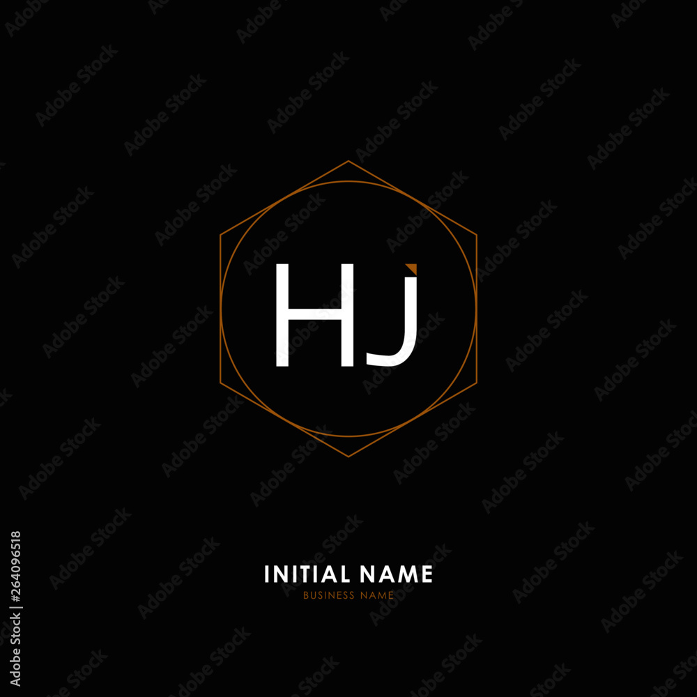 H J HJ Initial logo letter with minimalist concept. Vector with scandinavian style logo. H J HJ Initial logo letter with minimalist concept. Vector with scandinavian style logo.