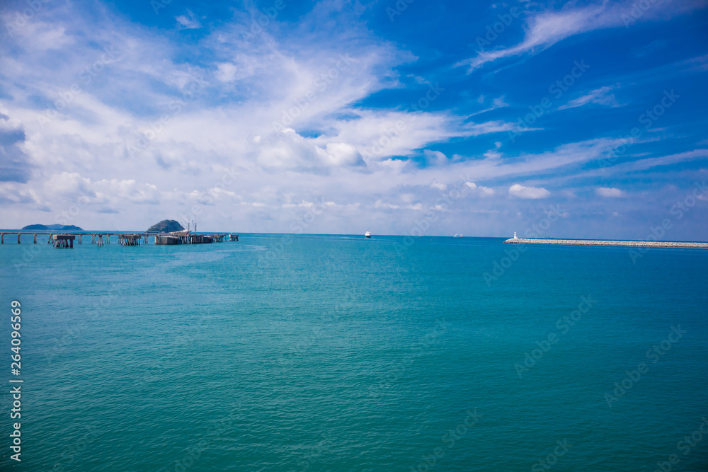 sea and beautiful beach  in Thailand