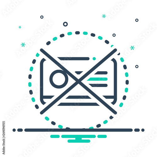 Mix line icon for expired 