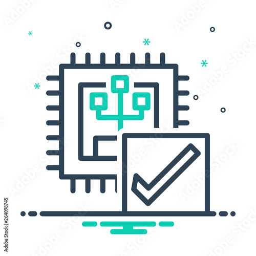 Mix line icon for Verify 