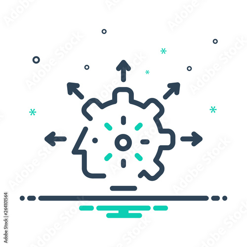 Mix line icon for capabilities 