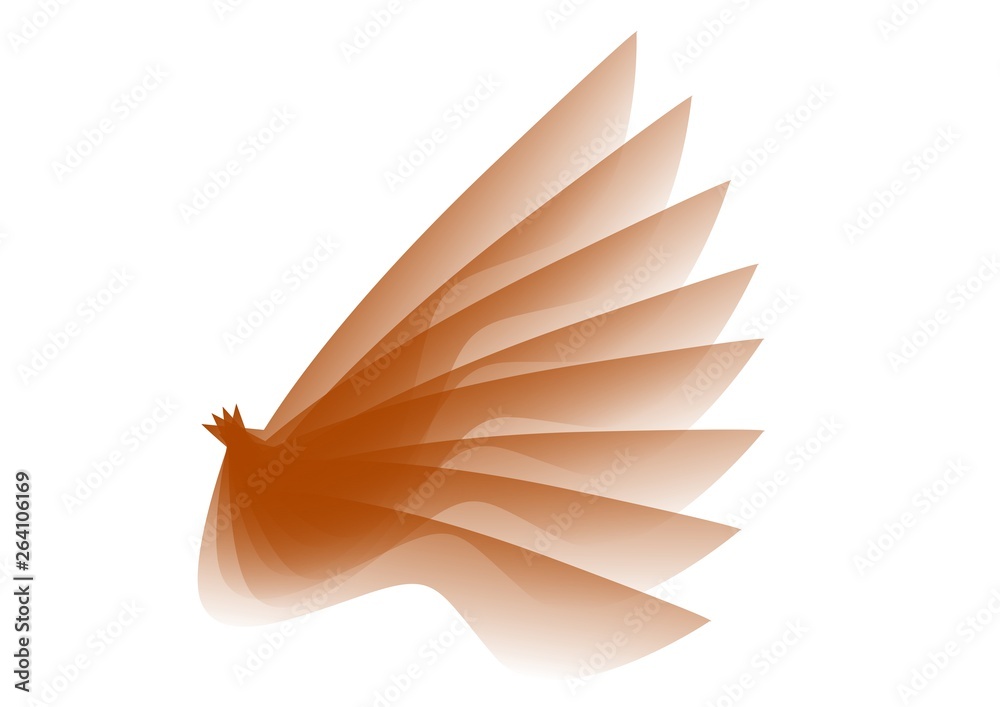 abstract background with block  same bird