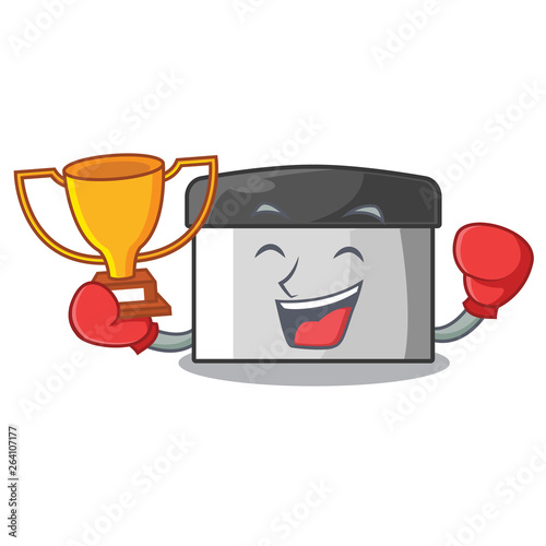 Boxing winner pastry scraper in the cartoon shape