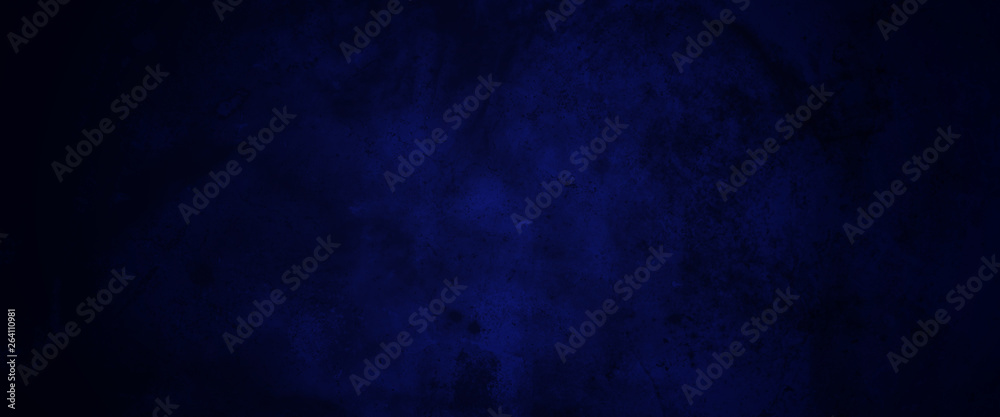 Fototapeta premium Retro banner of blue color with copy space. Rectangles background with grunge effect.
