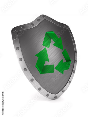 shield on white background....