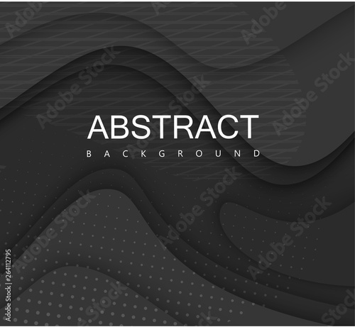 Grey background with abstract geometric pattern.