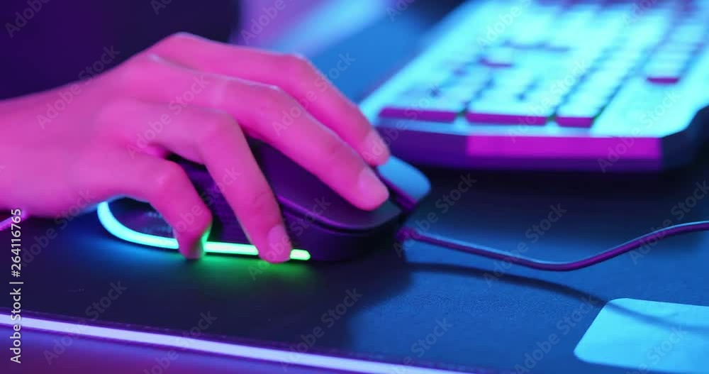 cyber sport gamer click mouse cyber sport gamer click mouse