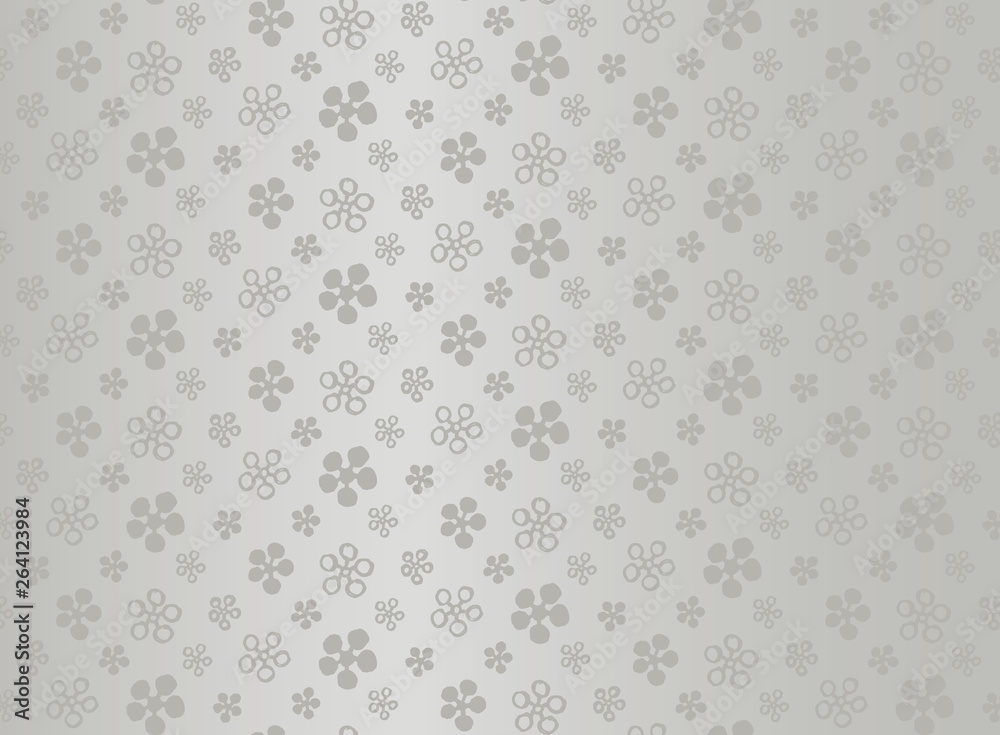 Japanese traditional  flower pattern vector background 