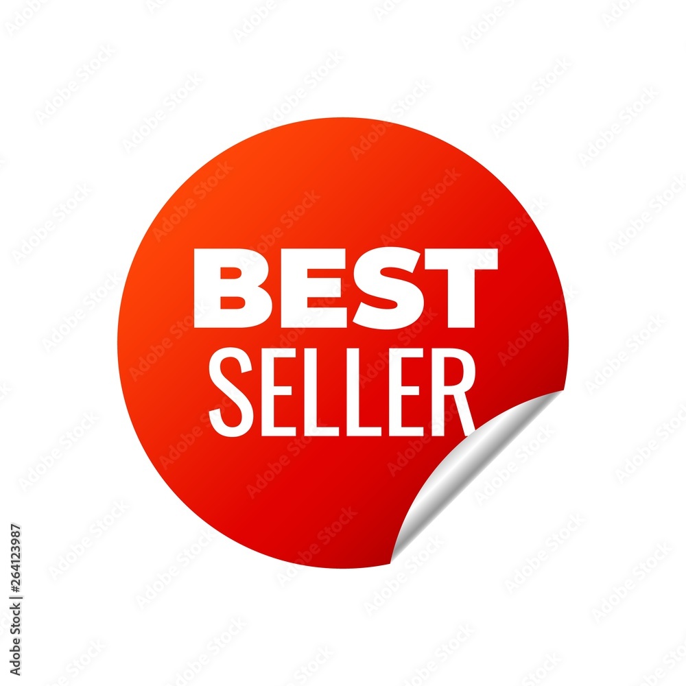 Red Vector Banner Sticker on white background. Red Vector Banner Sticker on white background.