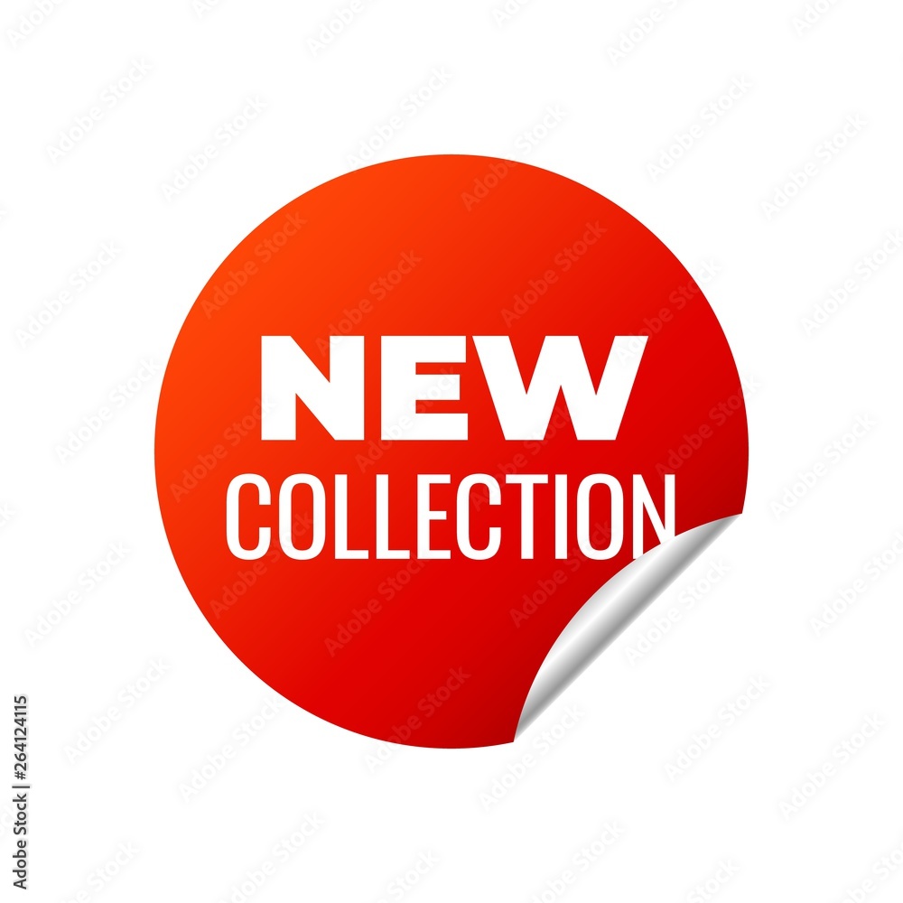 Red Vector Banner Sticker on white background. Red Vector Banner Sticker on white background.