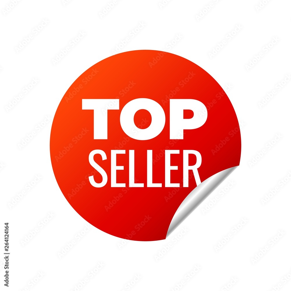Red Vector Banner Sticker on white background. Red Vector Banner Sticker on white background.