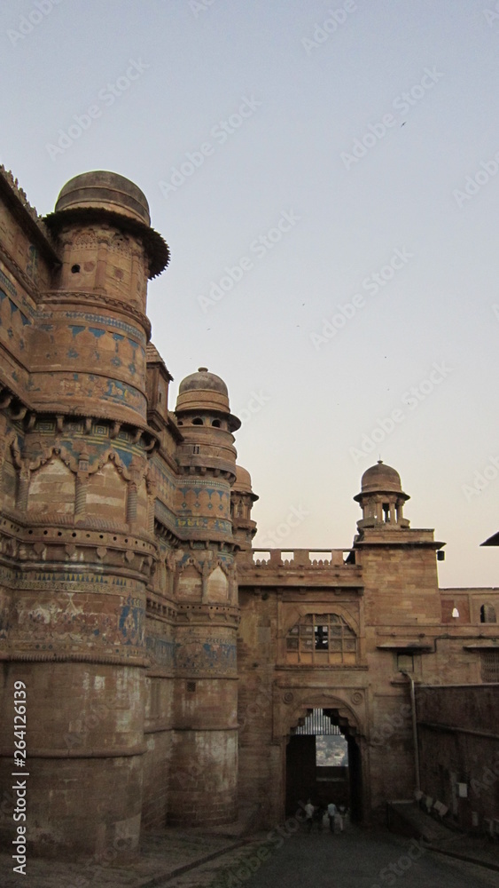 Gwalior Fort and Museum at Jai Vilas Palace